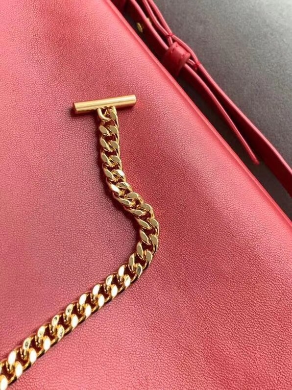 Saint Laurent Kate 99 Shoulder Bag In Red Lambskin