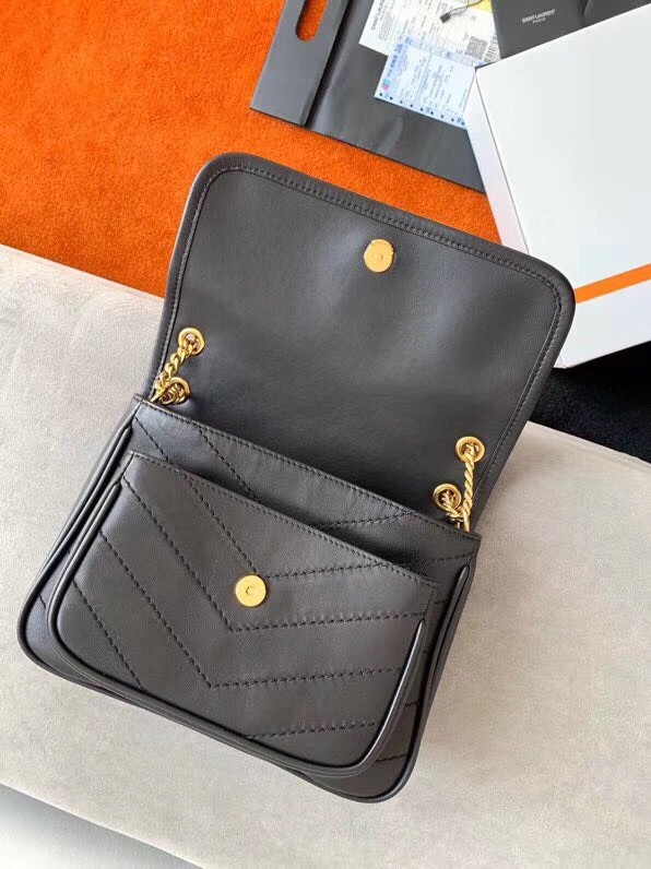 Saint Laurent Baby Niki Bag In Black Lambskin