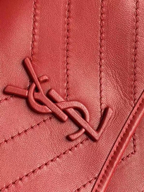 Saint Laurent Medium Niki Bag In Red Lambskin