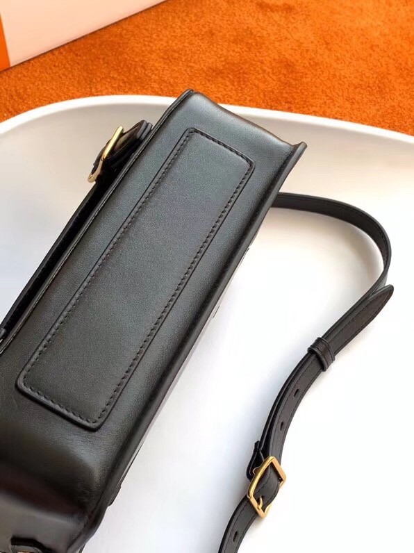 Saint Laurent School Bag In Black Calfskin