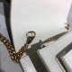 Saint Laurent WOC Sunset Chain Wallet In White Calfskin