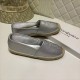 Saint Laurent Monogram Espadrilles In Silver Metallic Lambskin