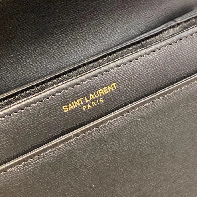 Saint Laurent Solferino Small Bag In Black Calfskin