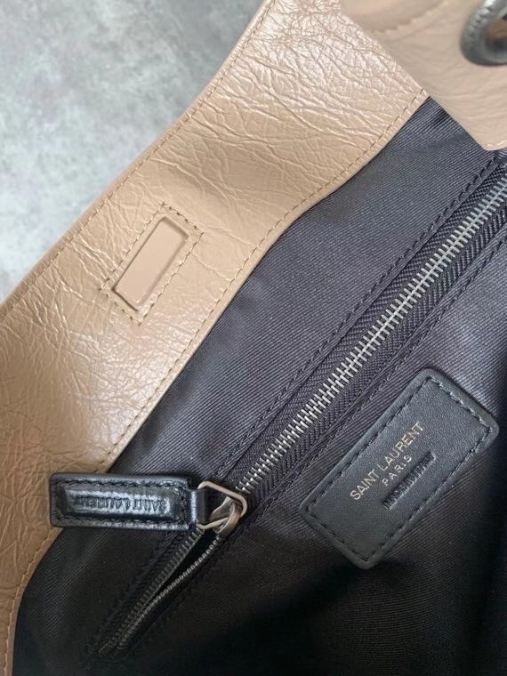 Saint Laurent Medium Niki Shopping Bag In Sand Leather