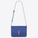 Saint Laurent Solferino Medium Bag In Blue Box Calfskin