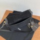 Saint Laurent Solferino Medium Soft Bag In Black Suede