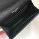 Saint Laurent Small Envelope Wallet In Noir Leather