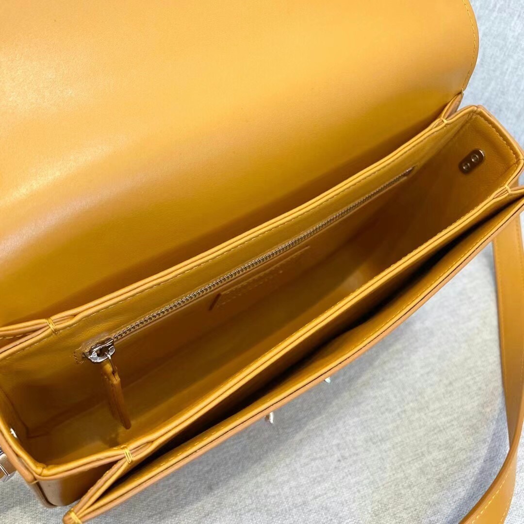 Saint Laurent Le Pave Bag In Saffron Calfskin