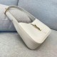 Saint Laurent Le 5 À 7 Hobo Bag In White Leather