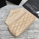 Saint Laurent Sade Puffer Envelope Clutch In Beige Lambskin