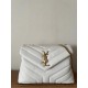 Saint Laurent Loulou Small Bag In White Matelasse Leather