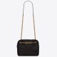 Saint Laurent Le Maillon Small Chain Bag In Black Lambskin