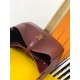 Saint Laurent Le 5 À 7 Soft Small Shoulder Bag in Bordeaux Leather