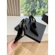 Saint Laurent Lee Slingback Pumps in Black Patent Leather