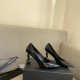 Saint Laurent Opyum Pumps 85mm In Patent Leather with Black Heel