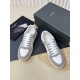 Saint Laurent Women's SL/61 Sneakers in Grey and White Leather