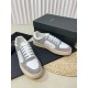 Saint Laurent Women's SL/61 Sneakers in Grey and White Leather