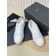 Saint Laurent Women's SL/61 Sneakers in White Perforated Leather