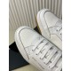 Saint Laurent Women's SL/61 Sneakers in White Perforated Leather