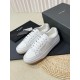 Saint Laurent Women's SL/61 Sneakers in White Perforated Leather