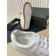 Saint Laurent Women's SL/61 Sneakers in White Perforated Leather