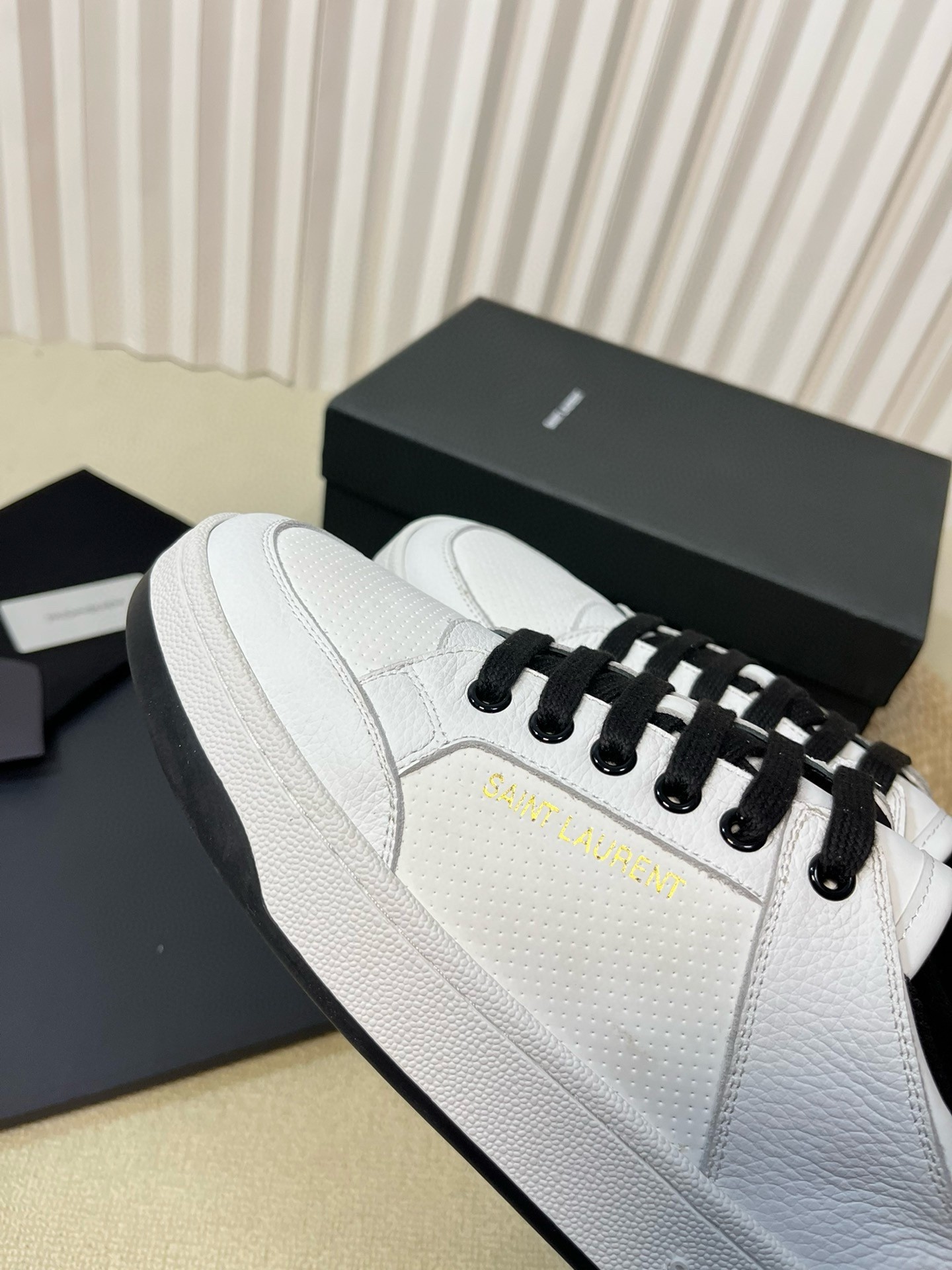 Saint Laurent Women's SL/61 Sneakers in White Leather