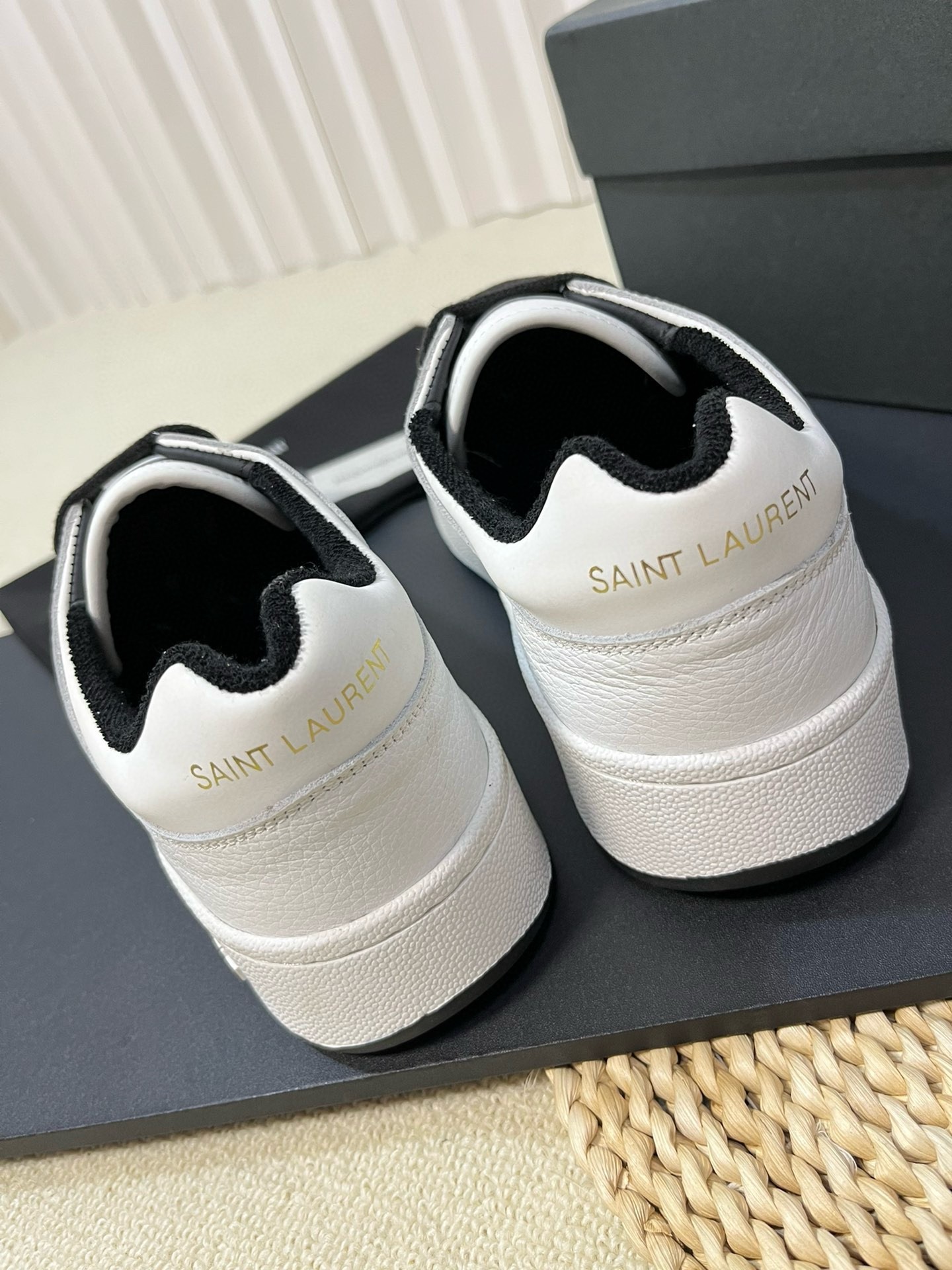 Saint Laurent Women's SL/61 Sneakers in White Leather