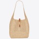 Saint Laurent Le 5 A 7 Medium Tote Bag in Naturel Raffia