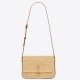 Saint Laurent Medium Solferino Bag in Naturel Raffia