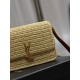 Saint Laurent Medium Solferino Bag in Naturel Raffia