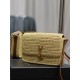 Saint Laurent Medium Solferino Bag in Naturel Raffia