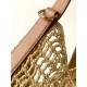 Saint Laurent Oxalis Shoulder Bag in Naturel Raffia