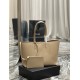 Saint Laurent Shopping Tote Bag in Beige Leather