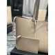 Saint Laurent Shopping Tote Bag in Beige Leather