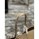 Saint Laurent Shopping Tote Bag in Beige Leather