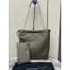 Saint Laurent Jamie 4.3 Pochon Bag in Khaki Green Lambskin