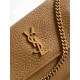 Saint Laurent Niki Medium Chain Bag in Dark Cork Grained Lambskin