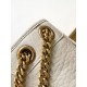 Saint Laurent Niki Medium Chain Bag in White Grained Lambskin