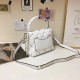 Valentino Garavani White VLTN Quilted Candystud Bag