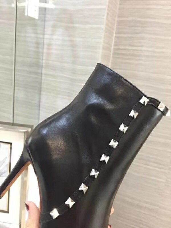 Valentino Garavani Black Rockstud Bootie 85mm