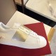 Valentino Garavani Metallic Open Sneaker Gold