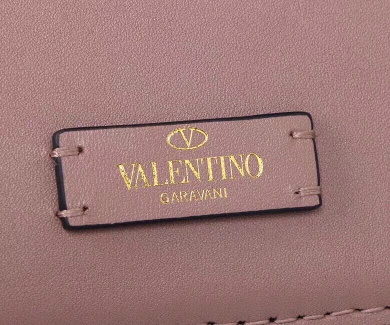 Valentino Small Vsling Shoulder Bag In Nude Calfskin