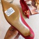 Valentino Vlogo Pump 45mm In Red Lambskin