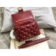 Valentino Small Candystud Crossbody Bag In Red Lambskin