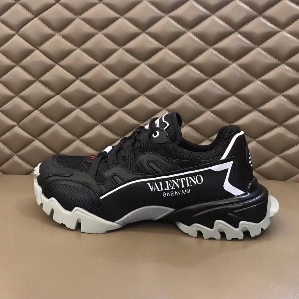 Valentino Garavani Men's Black Climbers Sneakers