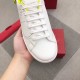 Valentino Women's Backnet Sneakers With Lime Heel