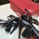 Valentino Rockstud Flair Pumps 85mm In Black Lambskin