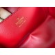 Valentino Rockstud Alcove Box Bag In Red Calfskin