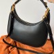 Valentino Stud Sign Hobo Bag In Black Calfskin