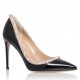 Valentino Rockstud Black 100MM Patent Pumps